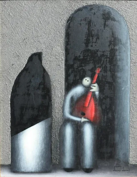 Melodia by Jesus Mariano Leuus, Acrylic on Masonite, sold Apr 2023
