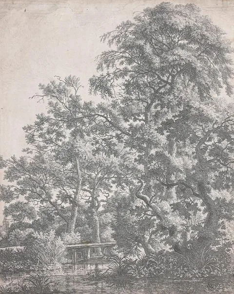 Anthonie Waterloo, Untitled, Etching