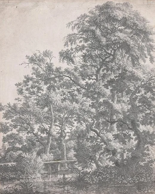 Untitled by Anthonie Waterloo, Etching, sold Apr 2023