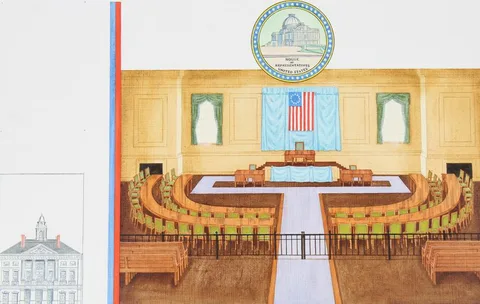 David K. Stone, U.S. House of Representatives, Oil on Masonite