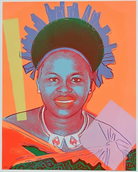 Andy Warhol, Queen Ntombi Twala of Swaziland, Screenprint