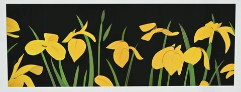 Alex Katz, Yellow Flags 2, 2018, print (other)