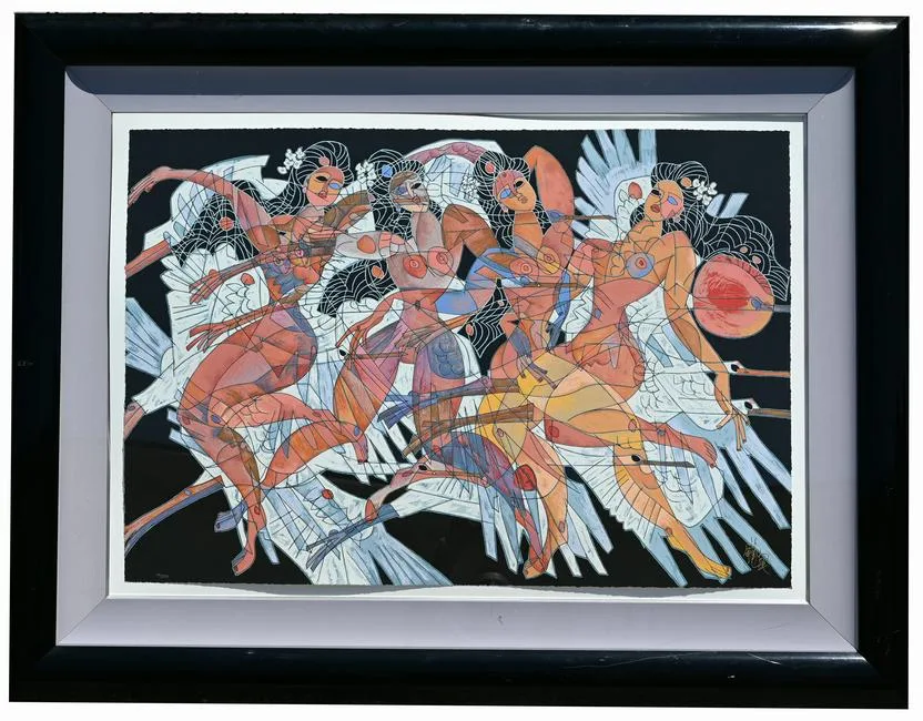 To Soar by Tiefeng Jiang, lithograph on Paper, offered Jun 2023