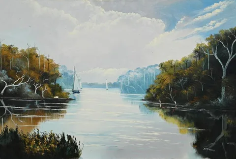 Mary Ann Carroll, Untitled, Acrylic on Canvas
