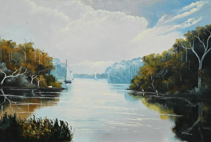 Untitled by Mary Ann Carroll, Acrylic on Canvas, sold Jun 2023