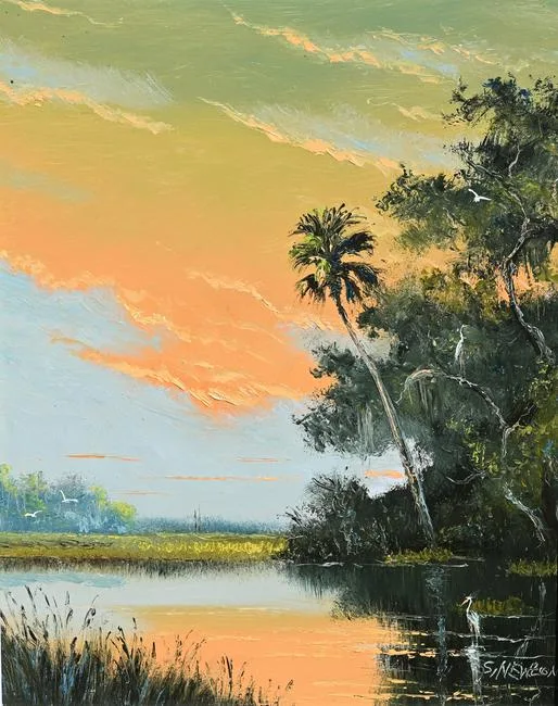 Samuel Newton, Untitled, Oil on Masonite
