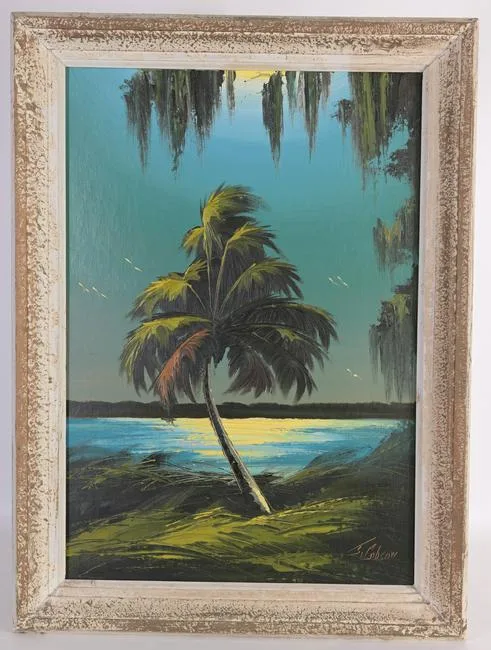Untitled by James Gibson, Oil on Board, offered Jun 2023