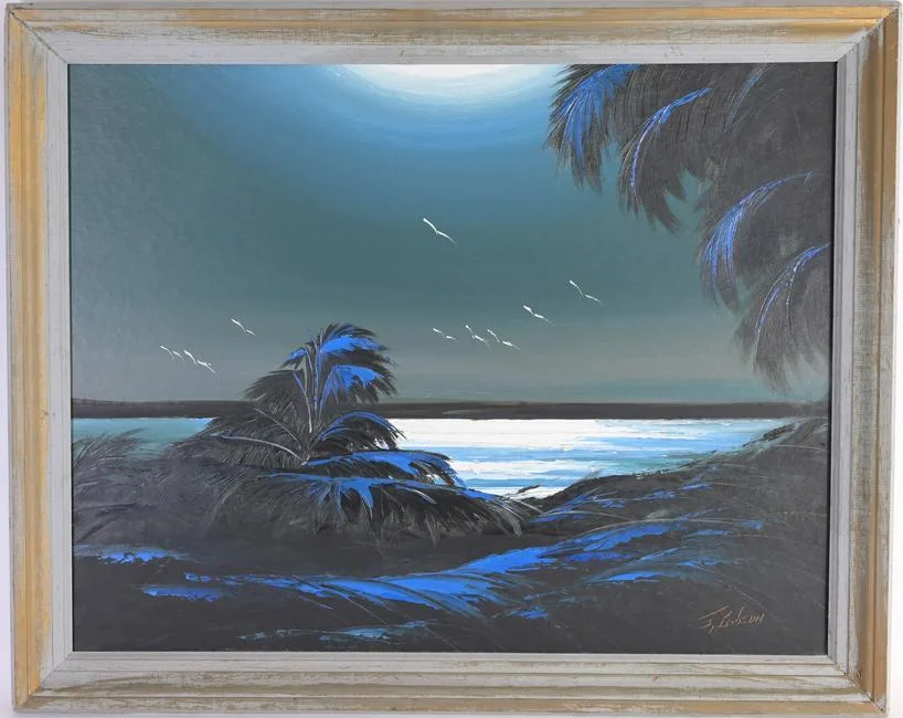 Untitled by James Gibson, Oil on Board, offered Jun 2023