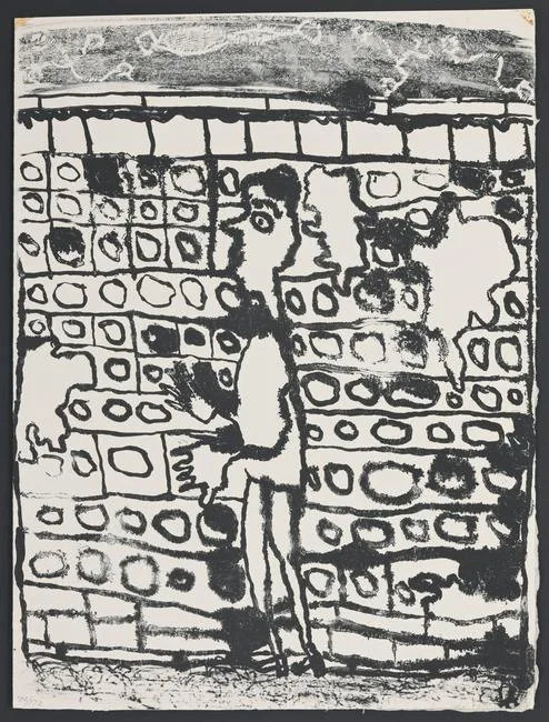 Les murs by Jean Dubuffet, lithographs, offered Jun 2023