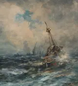 Robert Hopkin, Ship in Rough Seas