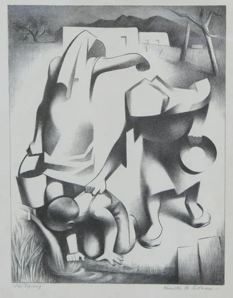 The Spring by Kenneth Miller Adams, Lithograph, offered Jun 2023