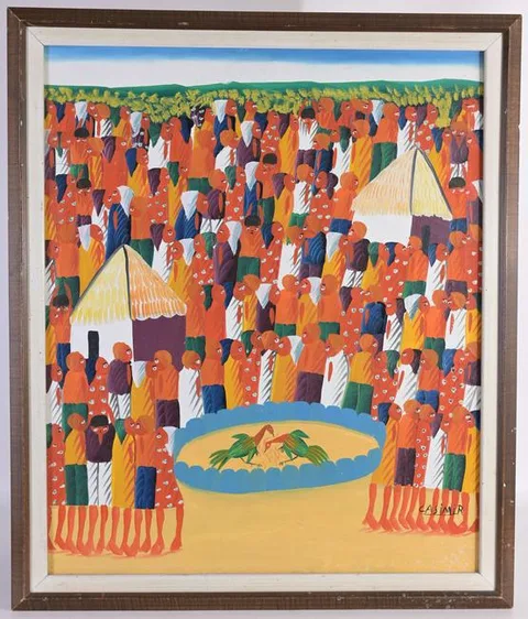 Laurent Casimir, Untitled, Oil on Canvas