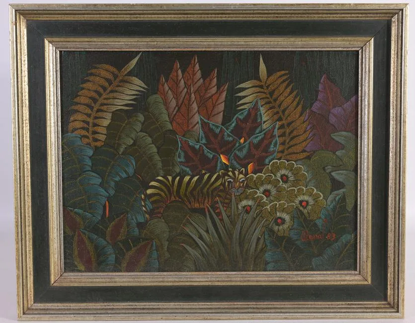 Andre Naval, Untitled, Oil on Canvasboard