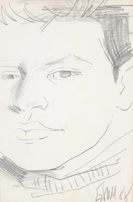 Enrique Grau, Untitled, Graphite on Paper