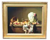 Still Life w/ Peaches, Helmuth Stone Gallery 2023