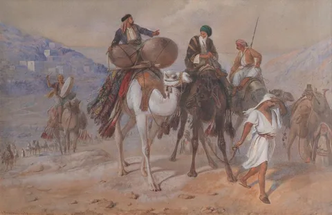 Joseph Austin Benwell, Untitled, Watercolor and Gouache on Paper