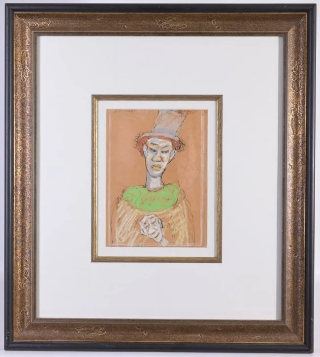 Untitled by Georges Rouault, Pastel & Ink on Paper, offered Aug 2023