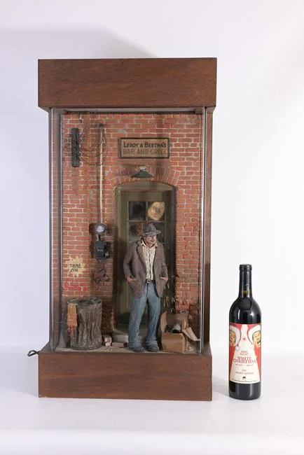 Michael Garman, Leroy & Bertha's - Bar and Grill, Mixed media
