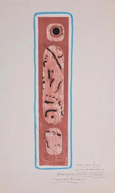 Untitled by Max Papart, Color Lithograph, sold Aug 2023