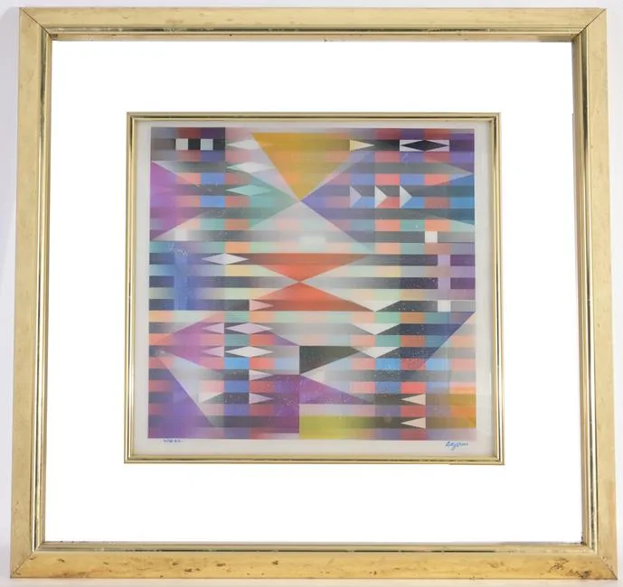 Meridia by Yaacov Agam, Print, sold Aug 2023