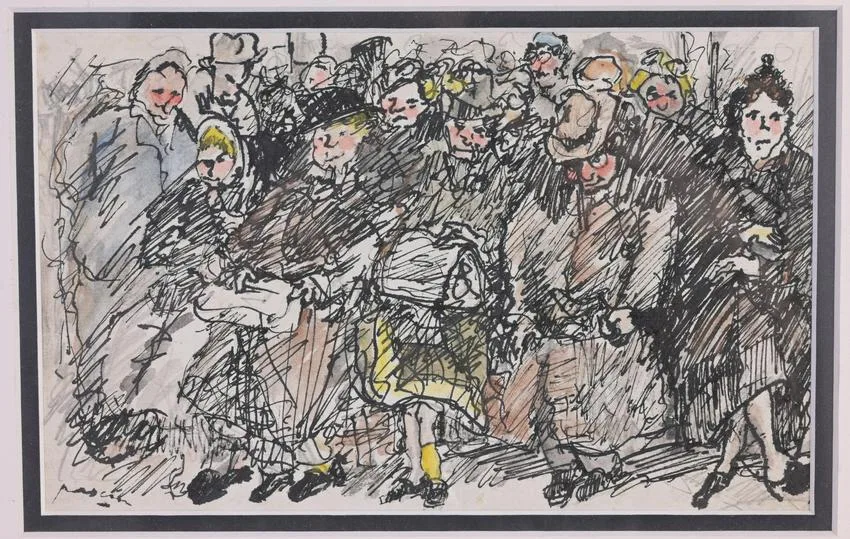 Jules Pascin, Untitled, Mixed Media