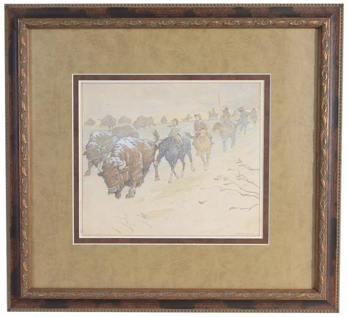 Elmer Boyd Smith, Untitled, Watercolor and Gouache on Paper