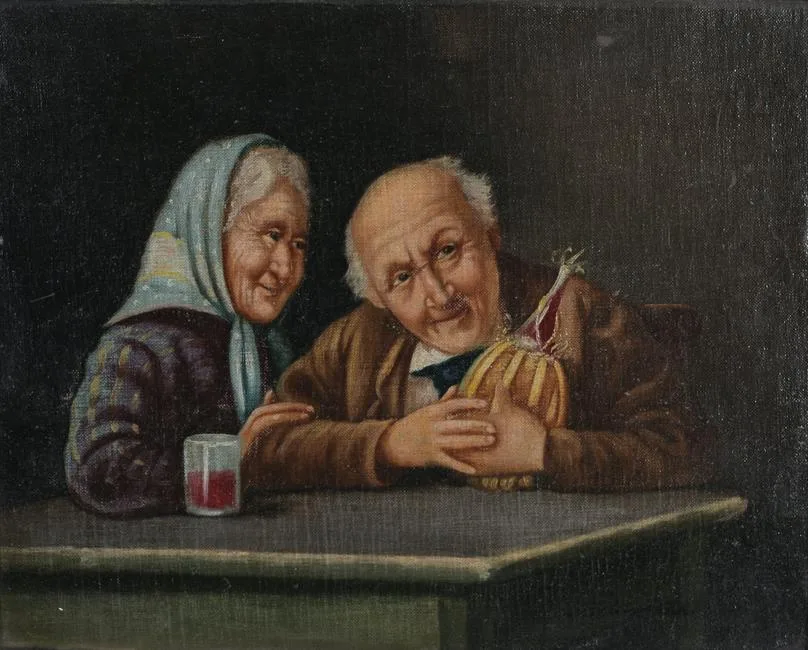 Untitled by Filippo Maratonio, Oil on Board, offered Aug 2023
