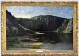 Gustave Courbet, Rock Cliff Near Ornans
