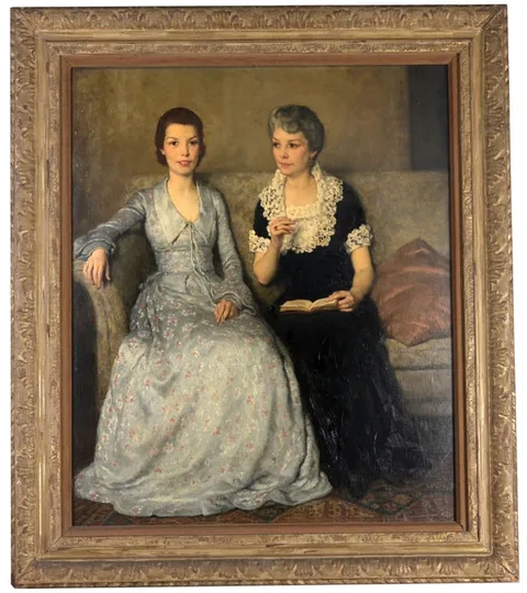 Francis Luis Mora, Conversation Piece, Oil on canvas