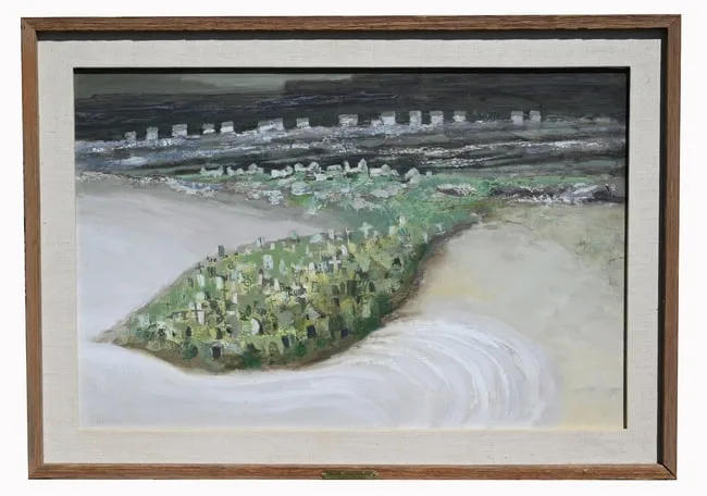 Arthur Armstrong Rha, Untitled, Oil on Board