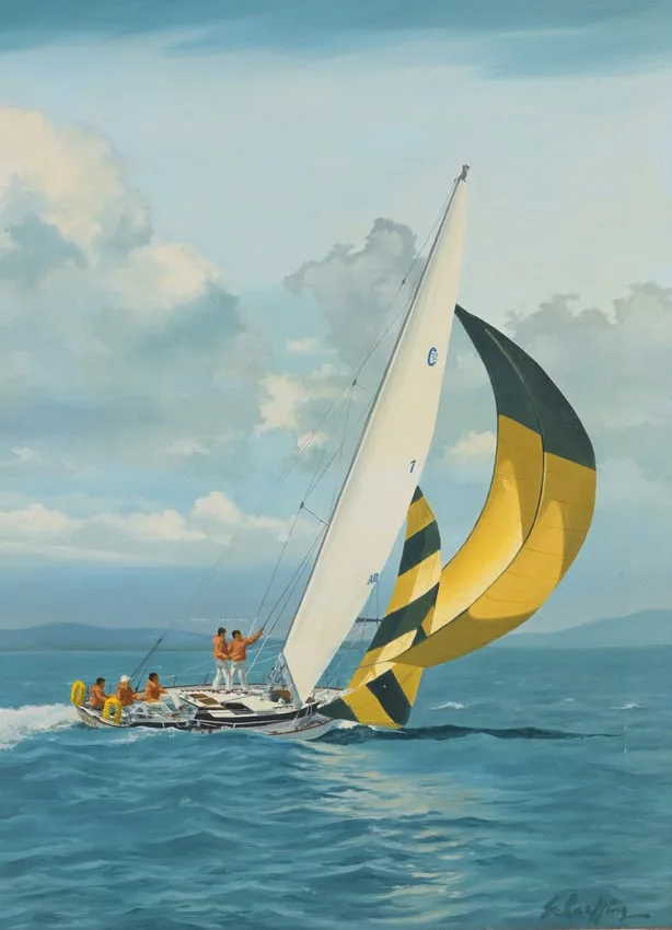 Jim Schaeffing, To Win, Oil on Canvas