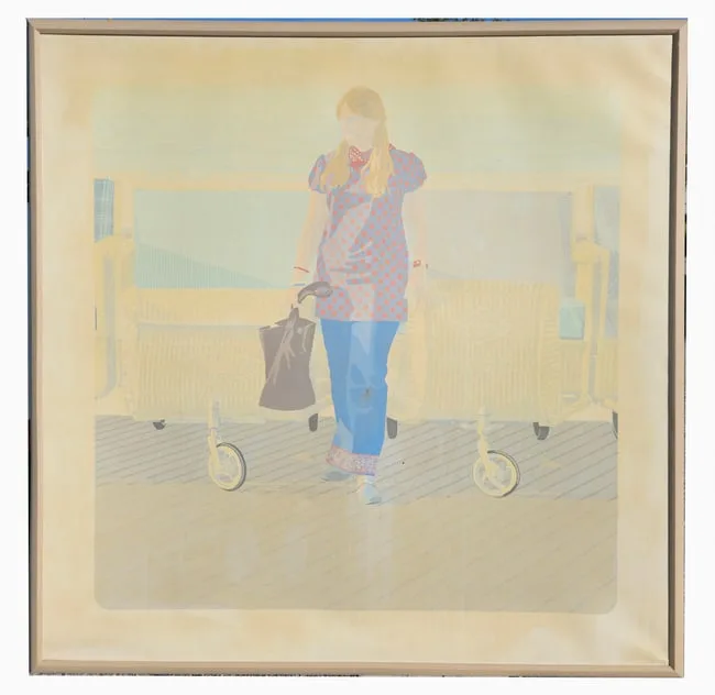Rolling Chair by Joseph Konopka, 1970, Oil on Canvas, offered Sep 2023
