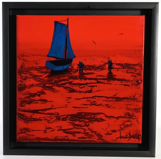 Denis Lebecq, Voile Ouverte a Coeur Ouvert, Oil on Linen