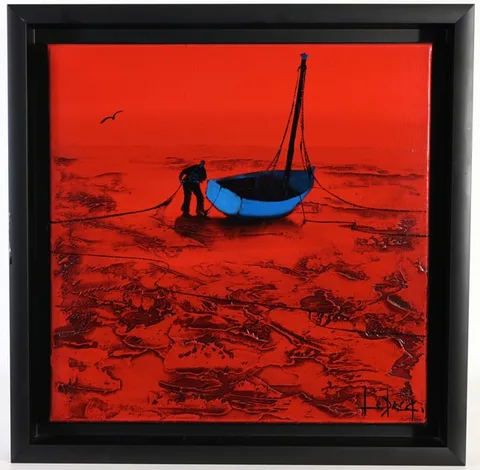 Denis Lebecq, Preparer le Trajet, Oil on Linen
