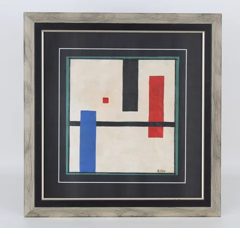 Untitled by Burgoyne Diller, Gouache on Paper, sold Sep 2023