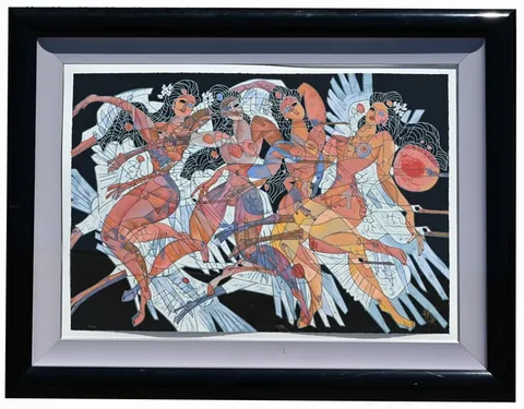 Tiefeng Jiang, To Soar, lithograph on Paper