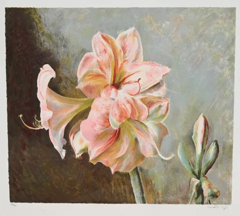 Henriette Wyeth, Untitled, Color Lithograph