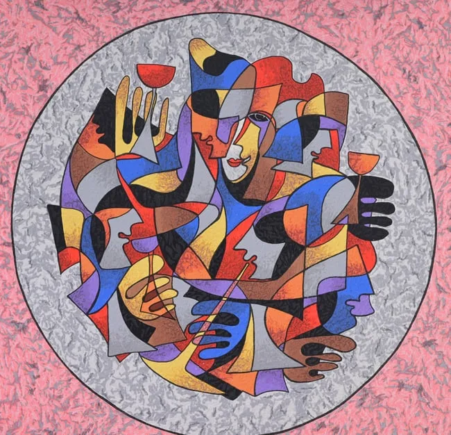 Untitled by Anatole Krasnyansky, Screen print, offered Sep 2023