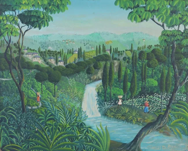 Charles Dufranc, Untitled, Oil on Masonite