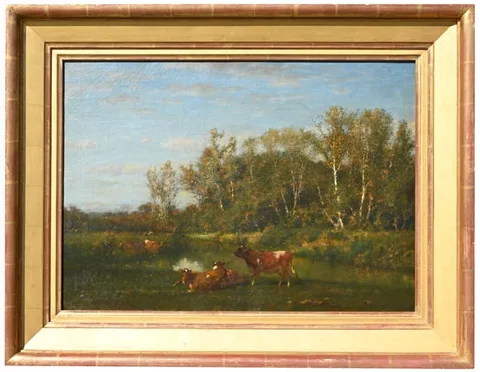 James McDougal Hart, Untitled, Oil on Canvas