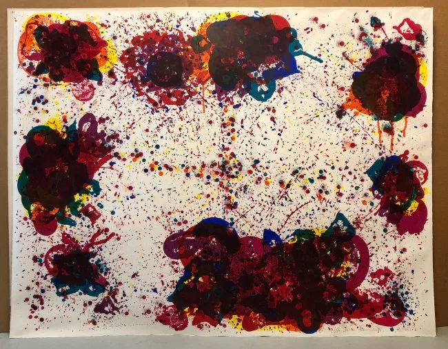 Lyre Eight by Sam Francis, 1972, Screenprint, sold Nov 2023