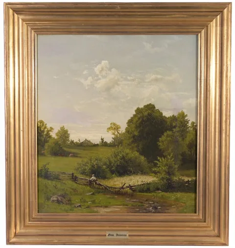 George Inness, Untitled, Oil on Canvas