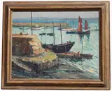 Port de Douarnenez a maree basse, Helmuth Stone Gallery 2023