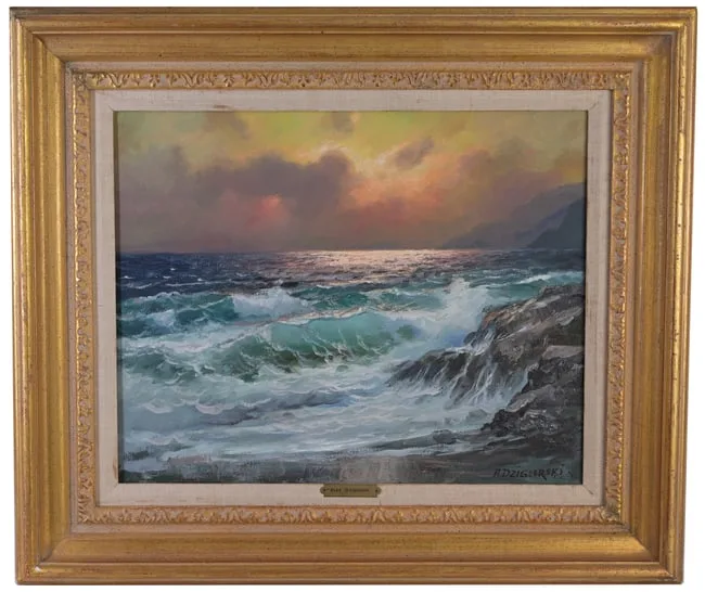 Untitled by Alexander Dzigurski, Oil on Canvas, sold Nov 2023