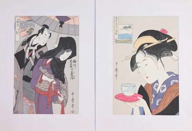 Untitled by Kitagawa Utamaro, Woodblock Prints, sold Nov 2023