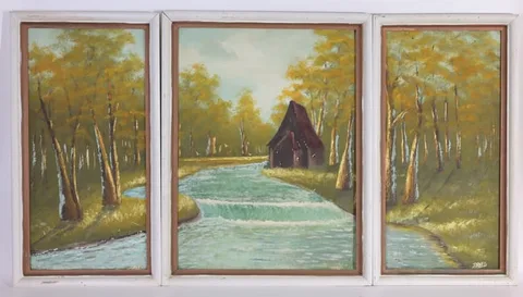 Johnny Daniels, Florida Highwayman, Oil on Upson Board