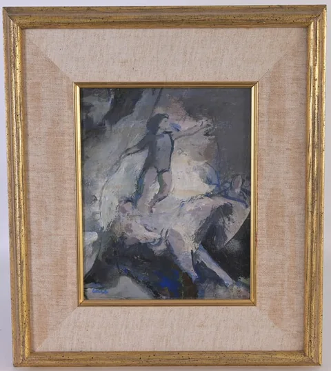 Benjamin Albert Stahl, Untitled, Oil on Board