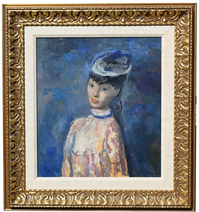 Untitled by Benjamin Albert Stahl, Oil on Board, sold Nov 2023