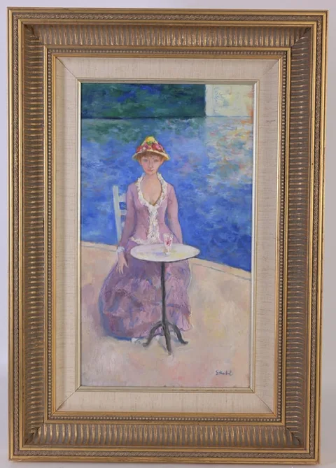 Benjamin Albert Stahl, Untitled, Oil on Board