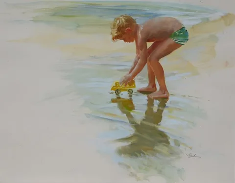 Joseph Bowler, Untitled, Watercolor on Paper